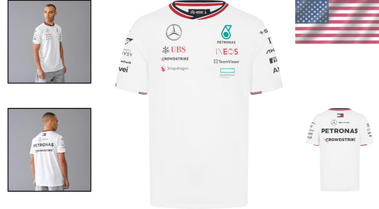 2024 F1 Men's Driver T-Shirt - Premium Polyester Blend & Stylish Details