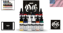 Load image into Gallery viewer, Complete 12 Color Tattoo Ink Set - Authentic, Bright &amp; Health-Conscious Formula
