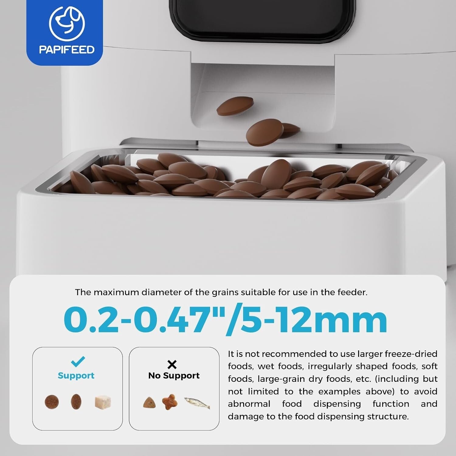 Smart WiFi Cat Feeder - Automatic 6L Portion Control & Alexa Compatible