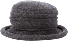 Load image into Gallery viewer, Hand-Washable Women's Stylish Boiled Wool Cloche Hat - Travel Friendly