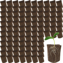 Load image into Gallery viewer, Rectangular Hydroponic Seed Starter Pods - 200 Peat Sponges for Optimal Growth