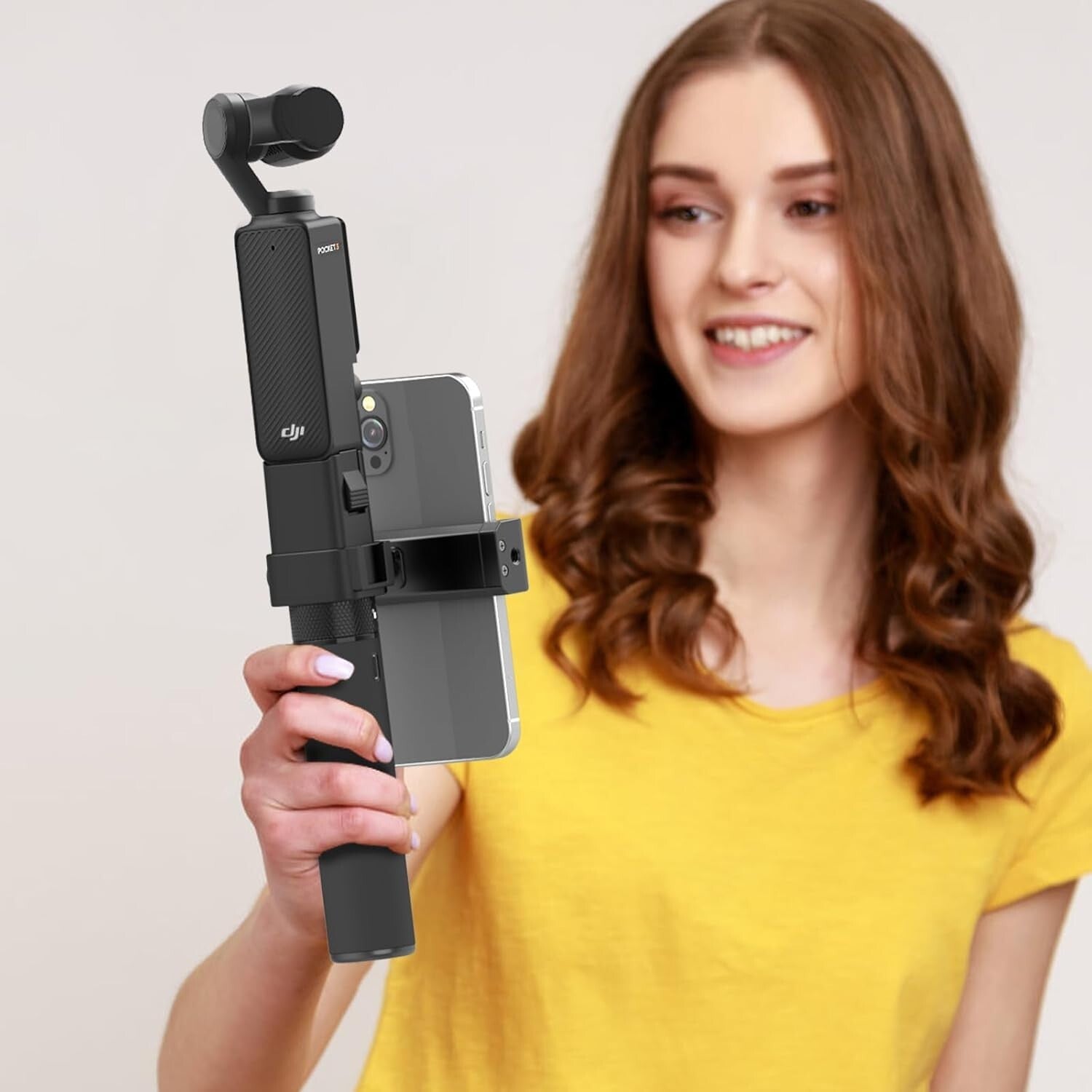 Lightweight Power Bank & Holder for DJI Osmo Pocket 3 - 4 Hour Battery Extension