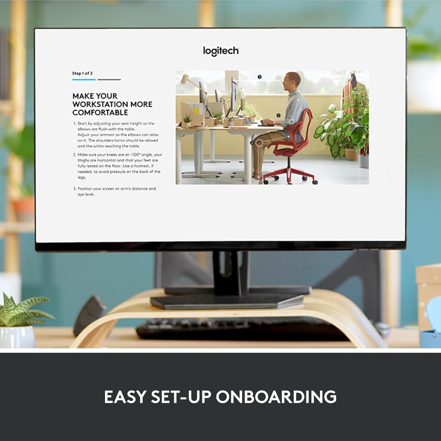 Wireless ERGO K860 Ergonomic Keyboard with Split Design & Wrist Rest Comfort