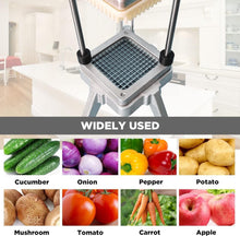 Load image into Gallery viewer, Heavy-Duty Stainless Steel Vegetable Dicer with Push Handle &amp; Easy Clean Design