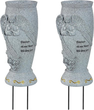 Load image into Gallery viewer, Resin Cemetery Vase with Sentimental Engraving - Ideal for Bouquets &amp; Memorials