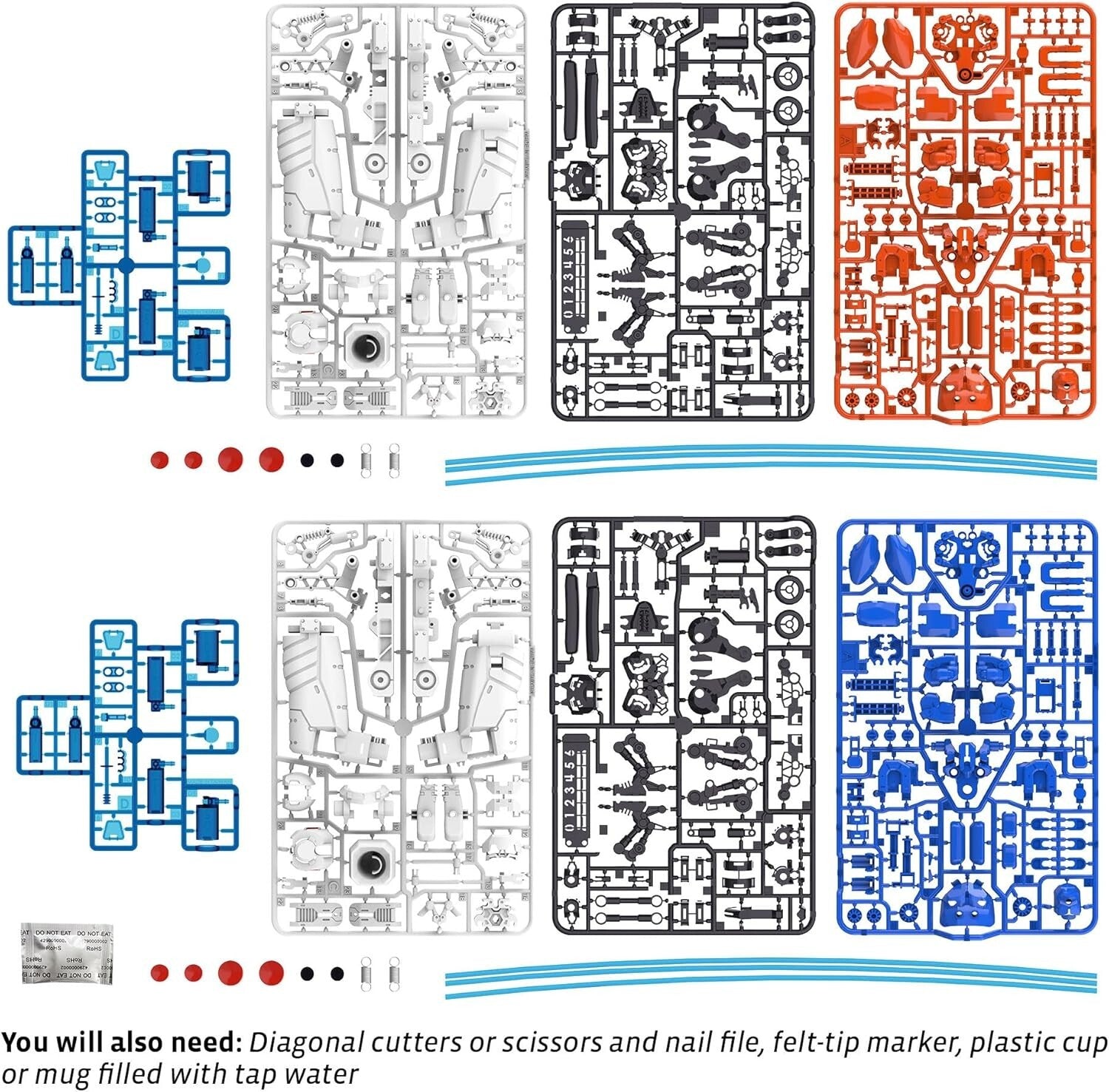 Dual Hydraulic Boxing Robots Build Kit - Score Points in This Fun STEM Challenge