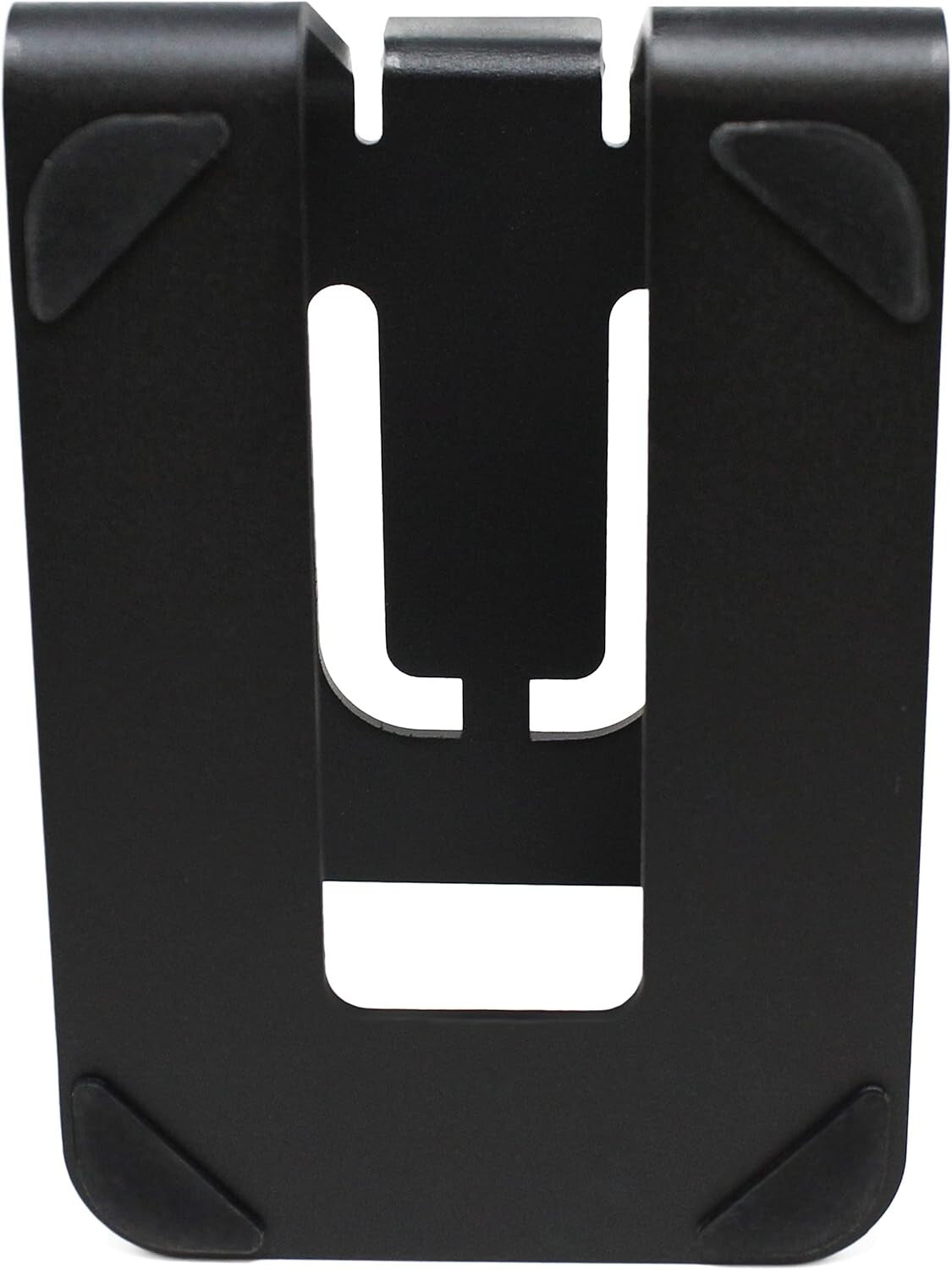 Compact Black Speaker Stands - 5-Degree Tilt for Enhanced Audio Experience