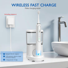 Load image into Gallery viewer, Sonic Electric Toothbrush with Water Flosser - 5 Modes &amp; Smart Timer for Health