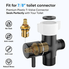 Load image into Gallery viewer, Matte Black Handheld Bidet Sprayer Set - Adjustable Pressure, 2 Pack Bundle