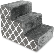 Load image into Gallery viewer, Stylish Pet Stairs - Foldable and Non-Slip Foam Steps for Easy Furniture Access