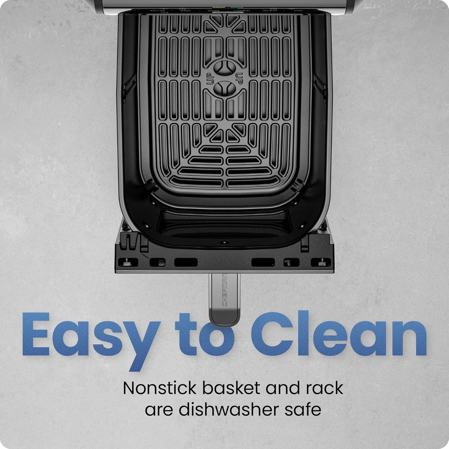 7-Qt High-Powered Air Fryer - Space-Saving, Touch Control for Crispy Meals