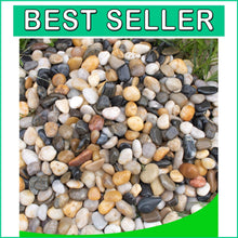 Load image into Gallery viewer, Natural River Rocks - 18 lb Decorative Stones for Gardens and Aquariums