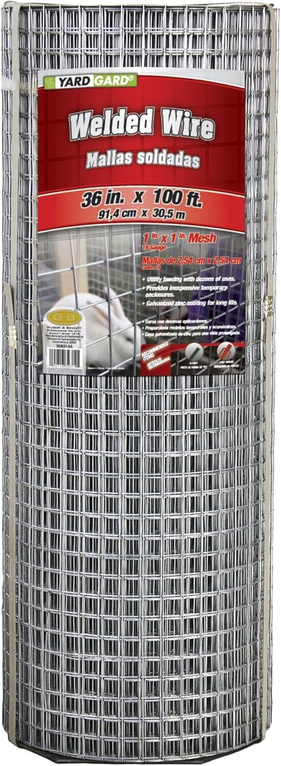 Corrosion Resistant 16-Gauge 3ft x 100ft Welded Wire Fence - Secure Your Space