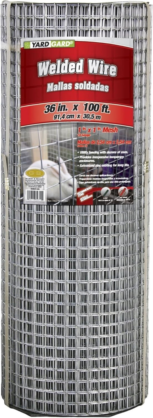 Corrosion Resistant 16-Gauge 3ft x 100ft Welded Wire Fence - Secure Your Space