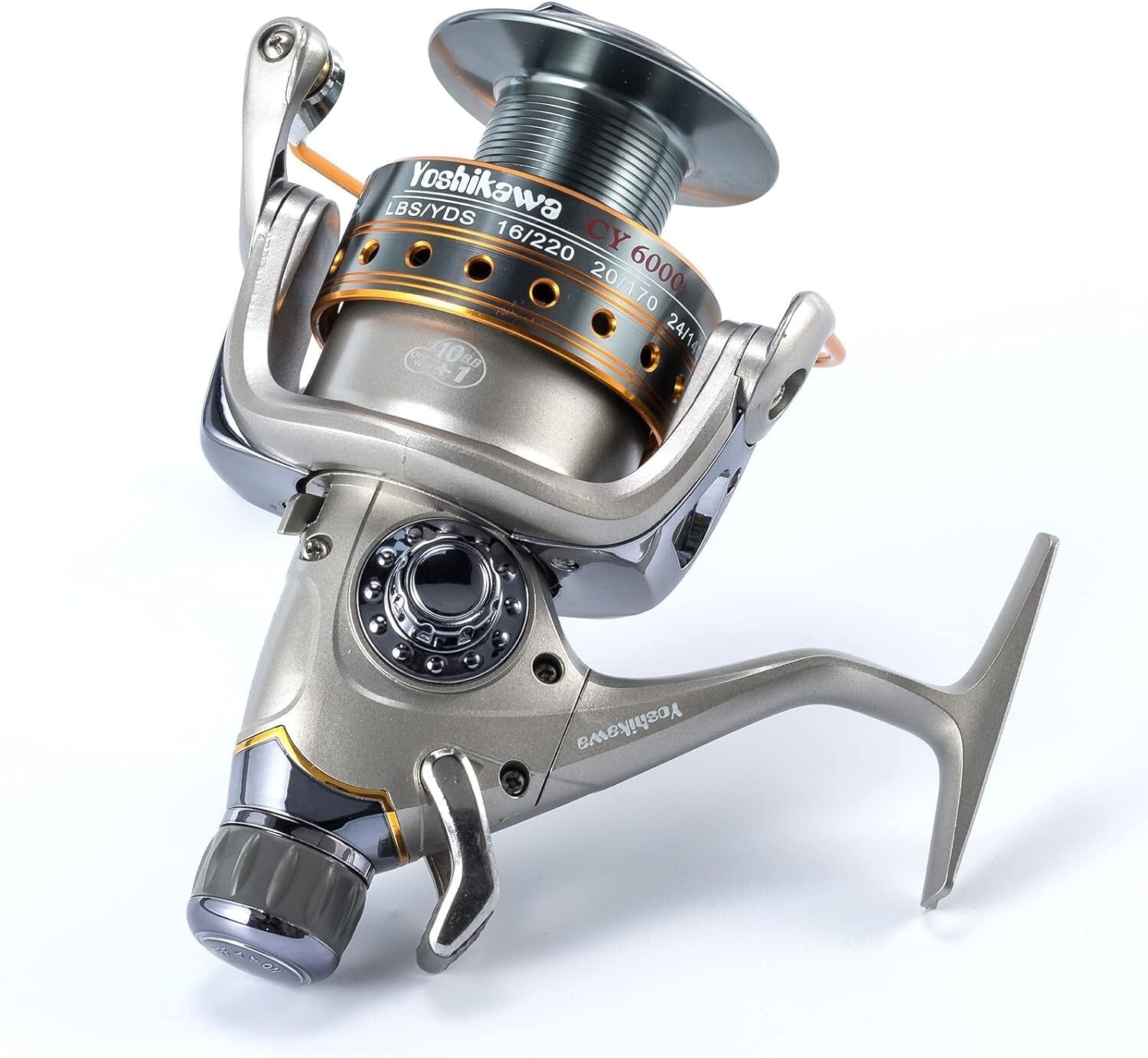 High-Power Baitfeeder Spinning Reel 3000 - 11 Ball Bearings, 5.5:1 Gear Ratio