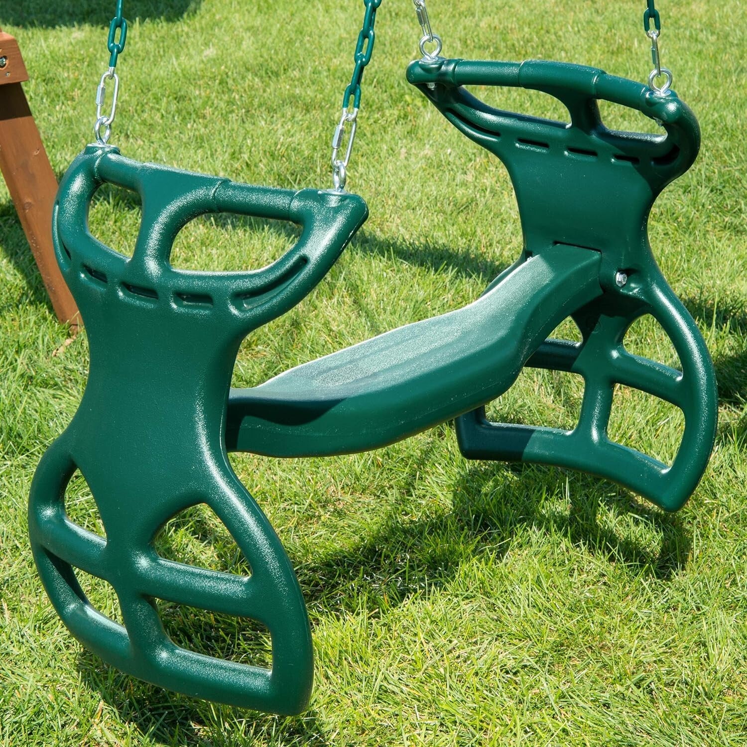 Easy Assembly Gliding Tandem Swing - Perfect for Outdoor Adventures