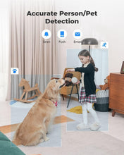 Load image into Gallery viewer, 360° Baby and Pet Monitor - 5MP Indoor Camera with Night Vision &amp; Two-Way Talk