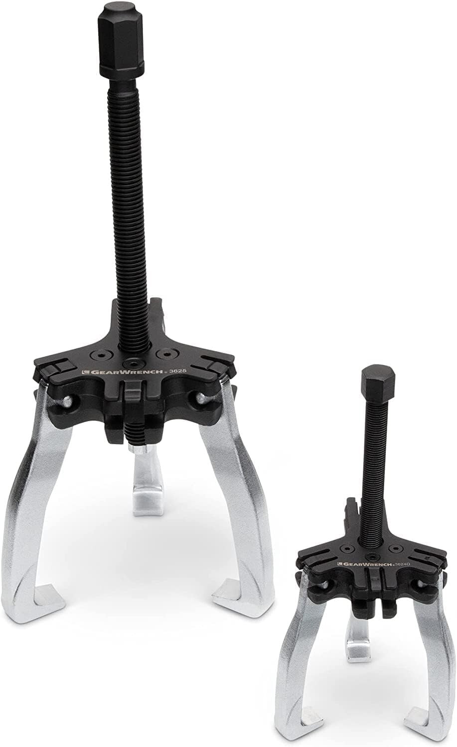 Ergonomic 2/3 Jaw Mechanical Puller Set with Easy Jaw Conversion - 5.13 lbs