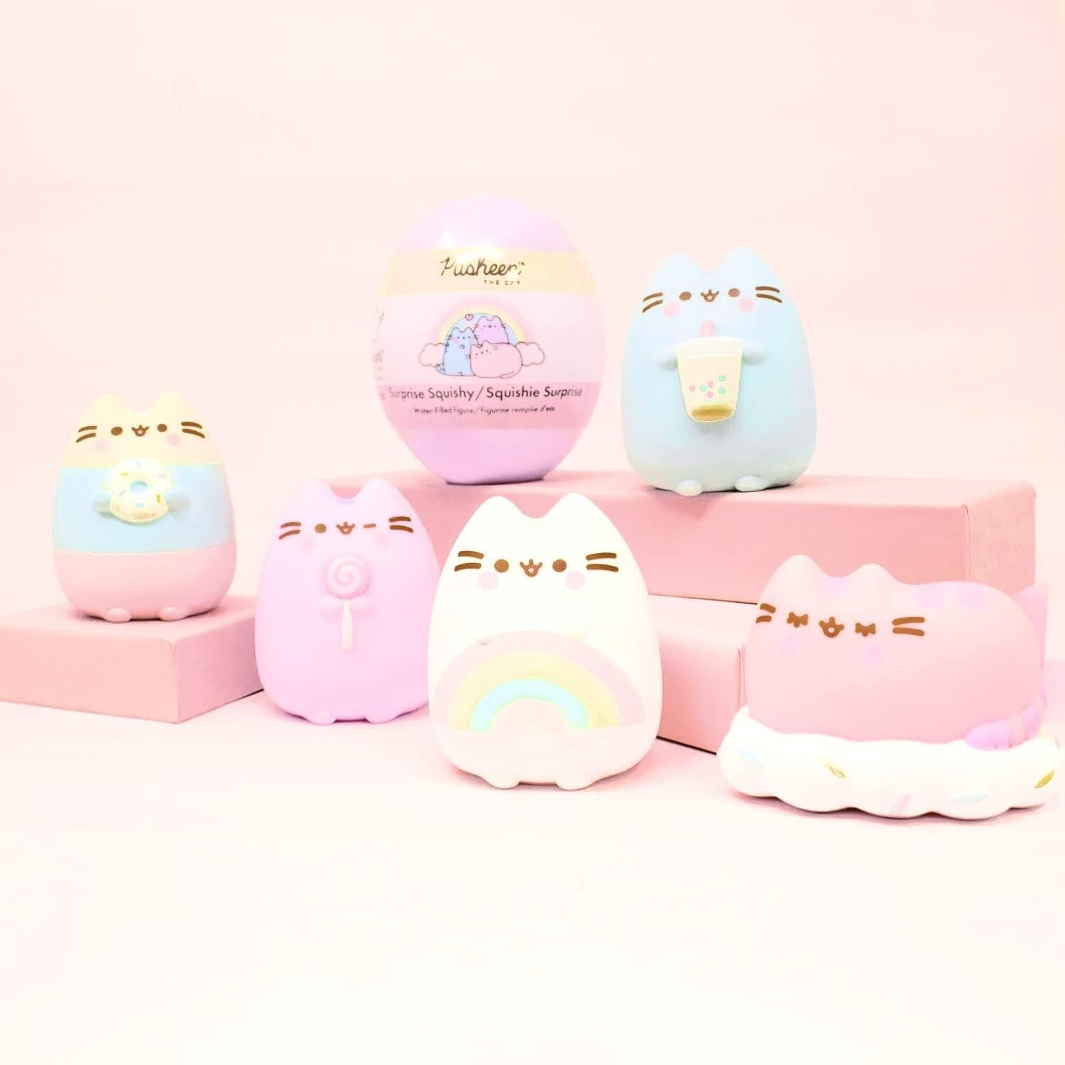 Cute & Collectible Pusheen Squishy Toys - 5 Unique Designs in a Surprise Capsule