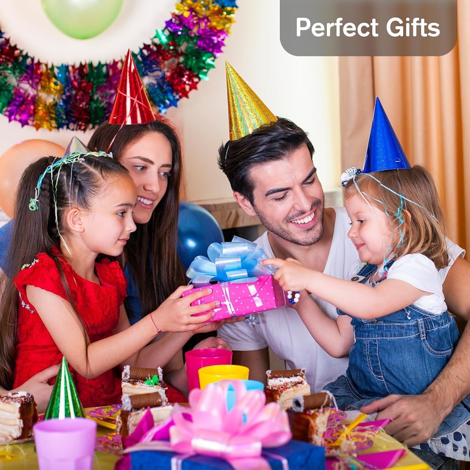 2PCS Touch LED Night Lights - Adjustable Brightness, Remote, Perfect for Gifts