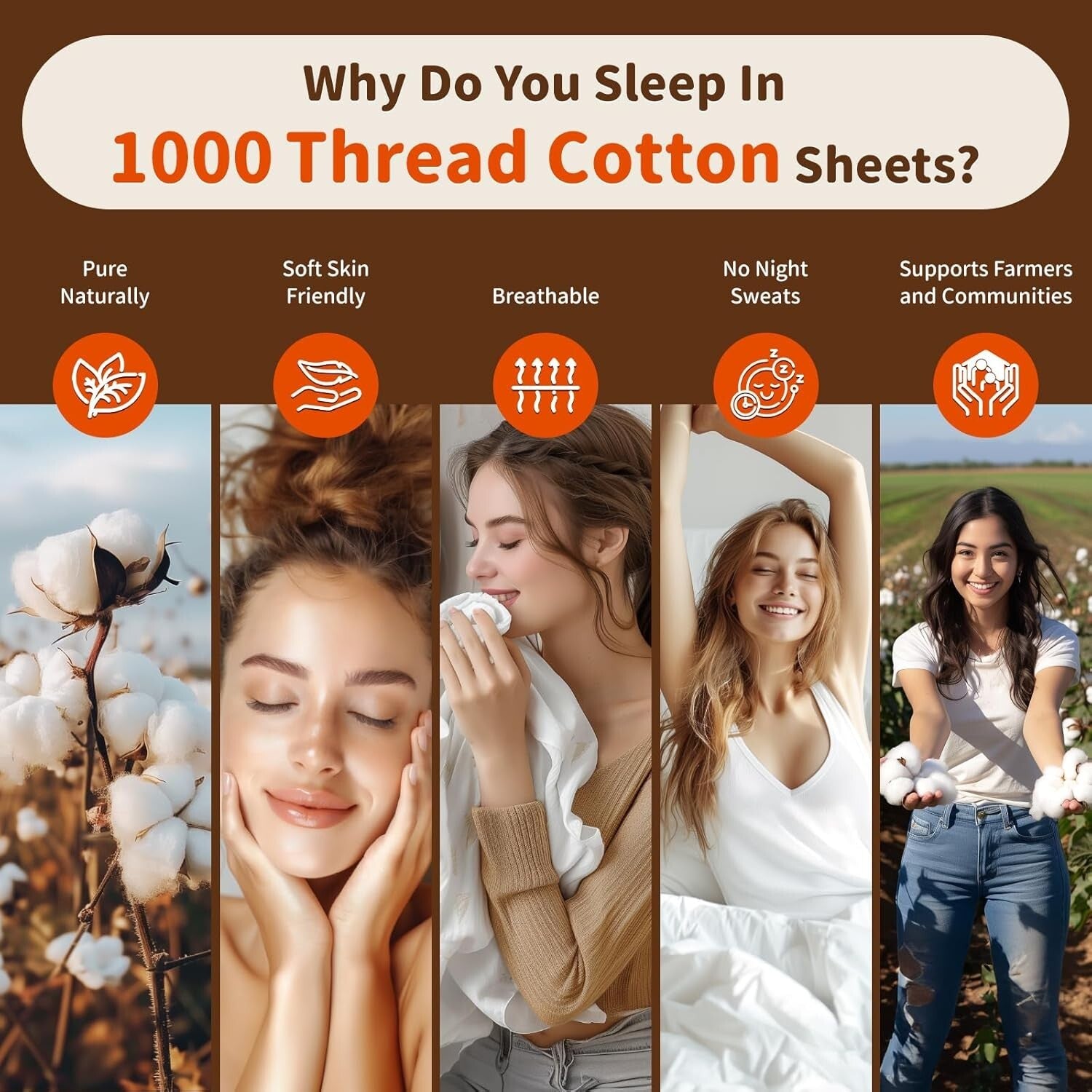 Breathable Queen Bed Sheet Set in 100% Egyptian Cotton - Elegant White Design