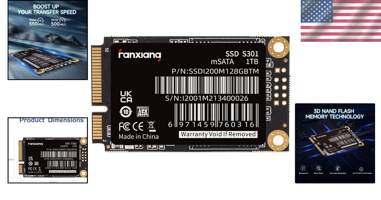 Mini 2TB SATA III Solid State Drive - Ideal for Upgrading Laptops & Desktops