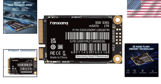 Mini 2TB SATA III Solid State Drive - Ideal for Upgrading Laptops & Desktops
