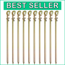 Load image into Gallery viewer, Portable Ground Pin Set with Tinned Copper Lug - Perfect for Outdoor Grounding