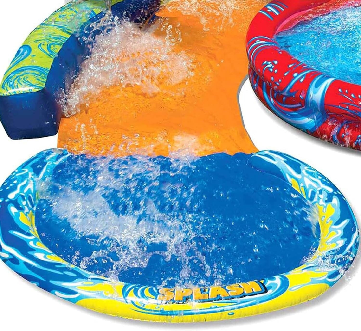 Cyclone Splash Park: 3-in-1 Inflatable Water Slide & Pool for Kids Fun