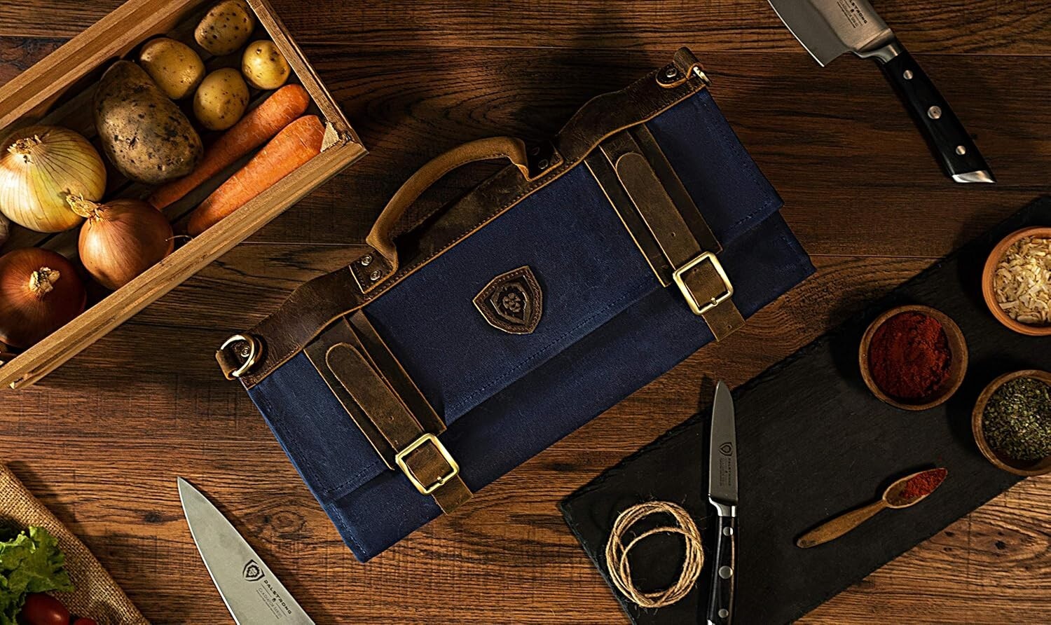 Nomad Knife Wrap Roll - Travel Storage with 13 Pockets for Culinary Adventurers