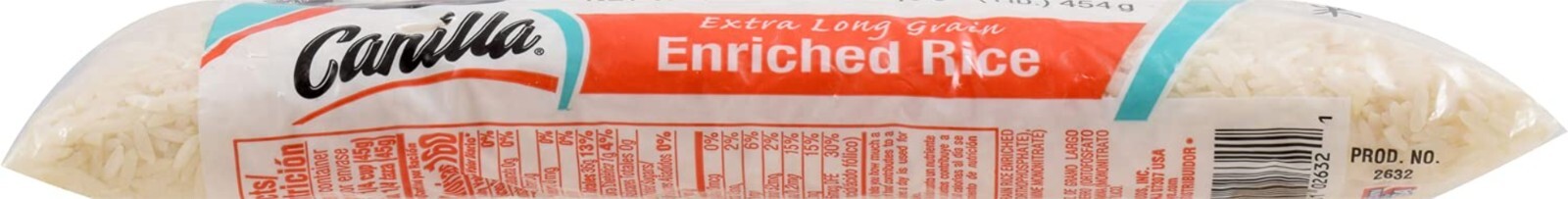 Canilla 1 Pound Extra Long Grain White Rice - Perfect for Any Dish, Pack of 30