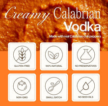Load image into Gallery viewer, Rich Calabrian Vodka Sauce – Small Batch, Gluten-Free, 25 Oz Jar 4-Pack
