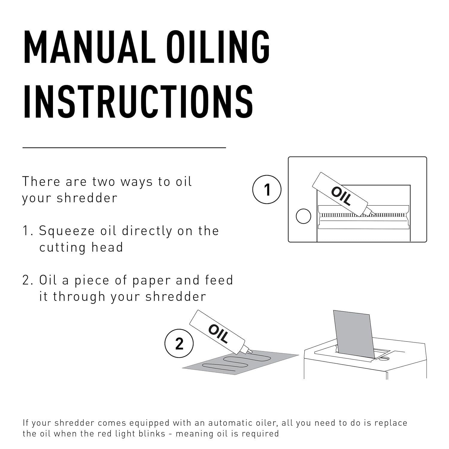 Extend Your Shredder's Life with 4 Pints of Ideal Non-Toxic Lubricant Oil