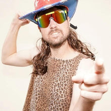 Load image into Gallery viewer, Heavy-Duty Wide Fit Sunglasses with Retro Flair – Perfect for Active Lifestyles