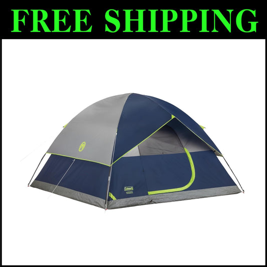 Quick-Setup 4-Person Tent with WeatherTec Rain Protection for Outdoor Adventures