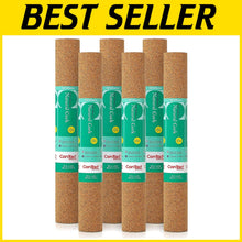 Load image into Gallery viewer, Eco-Friendly Cork Shelf Liner - 18" x 4' - Perfect for Home and Office Use