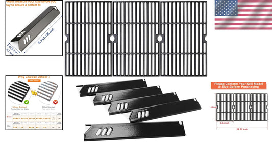 Dishwasher Safe Heavy-Duty Grill Parts for Dyna-Glo & Beyond - Premium Quality