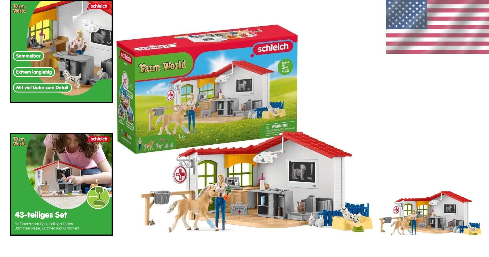 Educational 43-Piece Farm Vet Set for Children - Fun and Imagination Awaits!