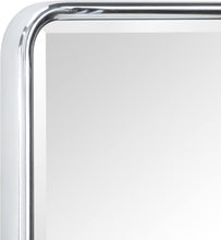 Load image into Gallery viewer, Modern Rectangular Medicine Cabinet with Beveled Mirror, 16x24'' Chrome Finish