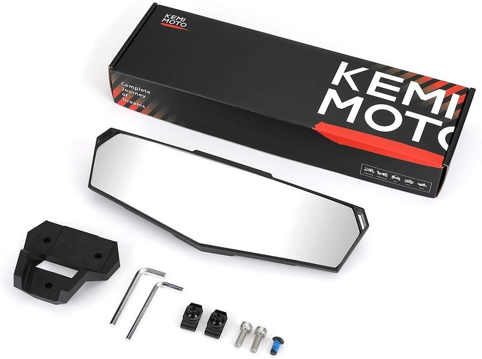 Creative Leopard-Shaped High-Def Rearview Mirror for Polaris RZR Turbo Series