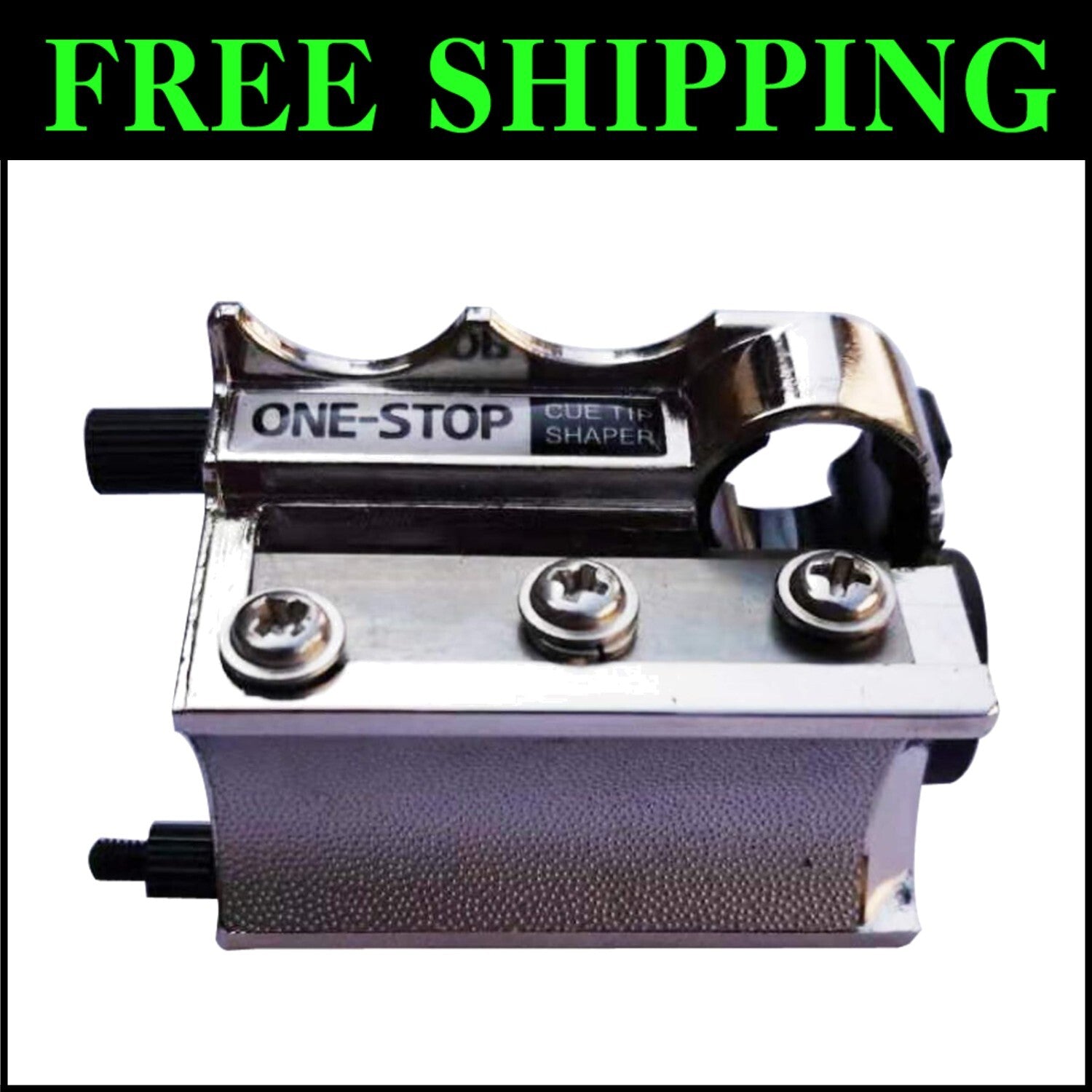 Professional-Grade Pool Cue Tip Repair Tool with Extra Blade - Compact Design