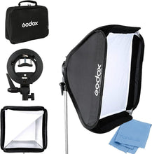 Load image into Gallery viewer, Portable 32" x 32" Softbox with Adjustable Speedlite Bracket for Light Control