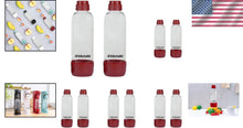 Load image into Gallery viewer, 5-Pack Carbonation Bottles 1L Red - Perfect for Homemade Carbonated Drinks