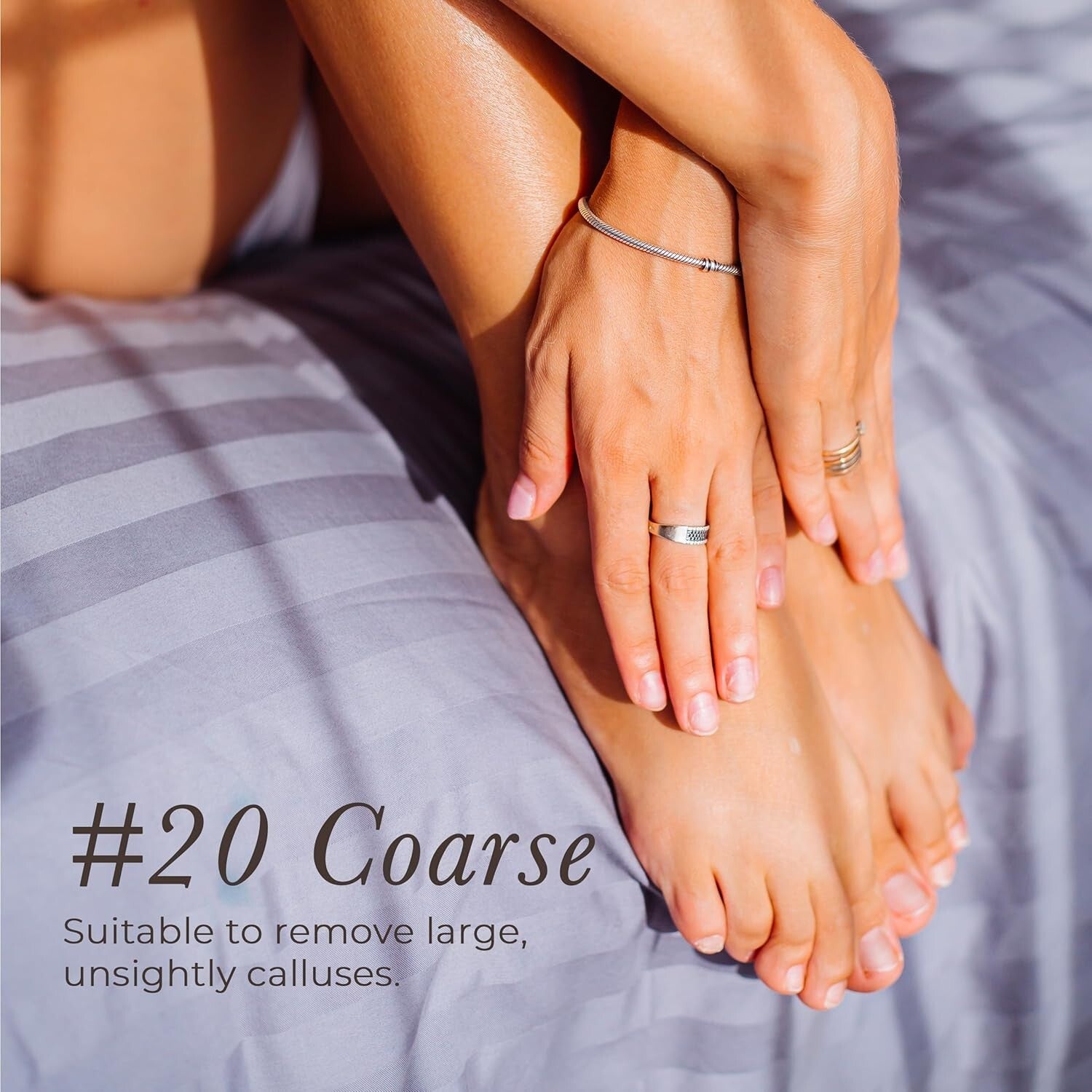 Professional-Grade Diamond Coarse Foot Buffer for Large Calluses & Rough Skin