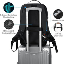 Load image into Gallery viewer, Waterproof 17.3-Inch Business Laptop Backpack with Triple Anti-Theft Protection