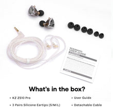 Load image into Gallery viewer, High-Fidelity 4BA+1DD Hybrid Earbuds - Stainless Steel Faceplate, Wired