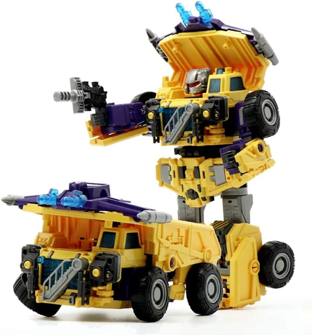 Transformable 6 in 1 Robot Devastator Action Figure - 20'' Engineering Toys