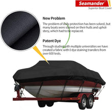 Load image into Gallery viewer, Secure Fit Waterproof Boat Cover with Adjustable Straps, 14-16 ft Capacity