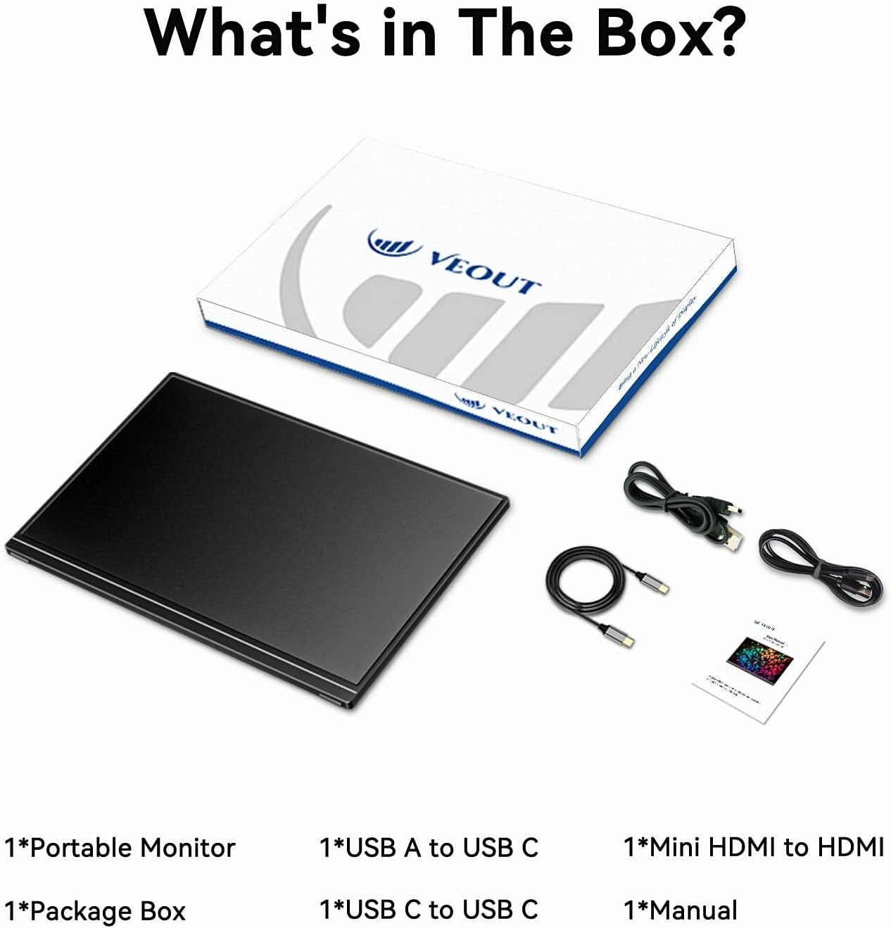 Ultra-Slim 16-Inch Portable Monitor with Kickstand - Ideal for Work and Travel