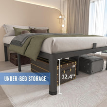 Load image into Gallery viewer, Noise-Free Heavy Duty Steel Bed Frame with Anti-Slip Design for Full Mattresses